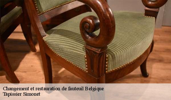 Changement et restauration de fauteuil