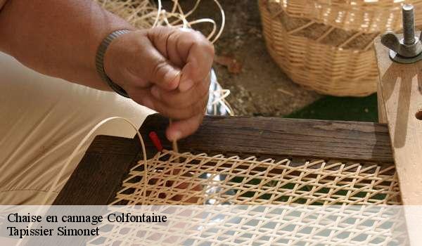 Chaise en cannage 7340