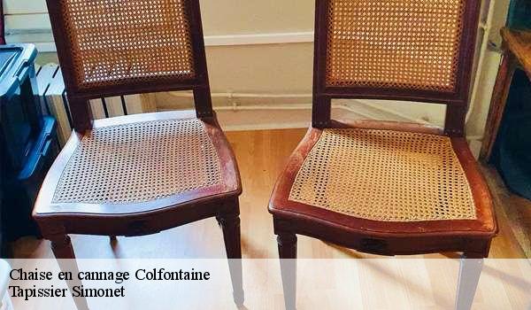 Chaise en cannage 7340