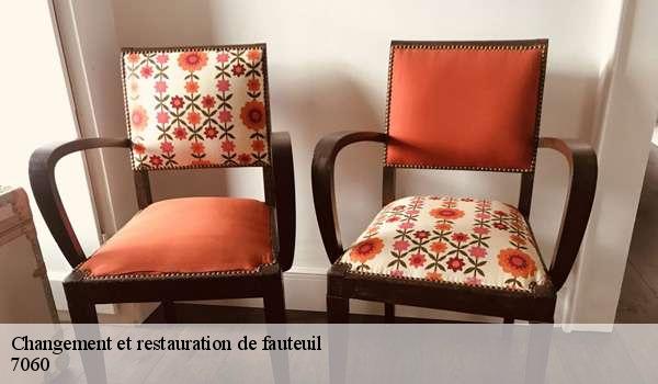 Changement et restauration de fauteuil 7060