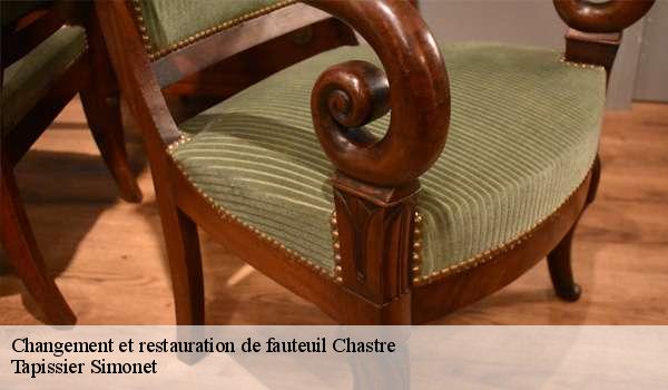 Changement et restauration de fauteuil 1450