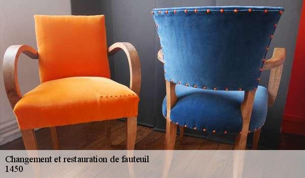 Changement et restauration de fauteuil 1450